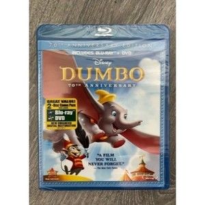 Dumbo Blu-ray + DVD 2-Disc 70th Anniversary Edition NEW SealedDumbo